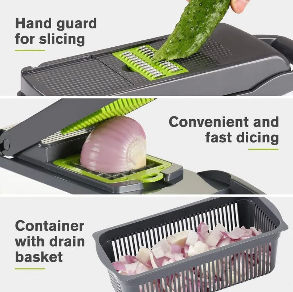 Multi-Functional Vegetable Slicer & Cutter – Ultimate Kitchen Chopper & Dicer