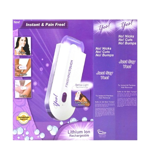 Yes Finishing Touch Hair Remover – Instant & Painless Laser Hair Eraser for Face & Body (Men & Women)"